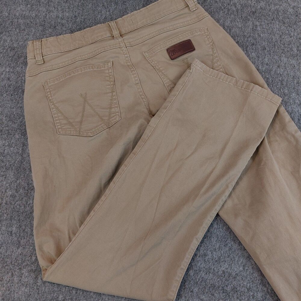 Wrangler Retro Slim Straight Pants Boys 12 Husky (Fit 28x27) Brown Adjustable